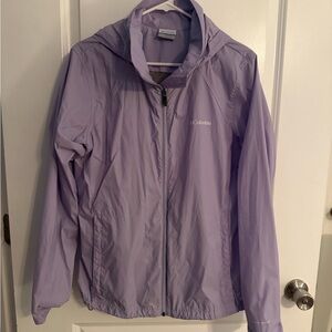 Columbia Women's Lavender Rain Jacket XL
